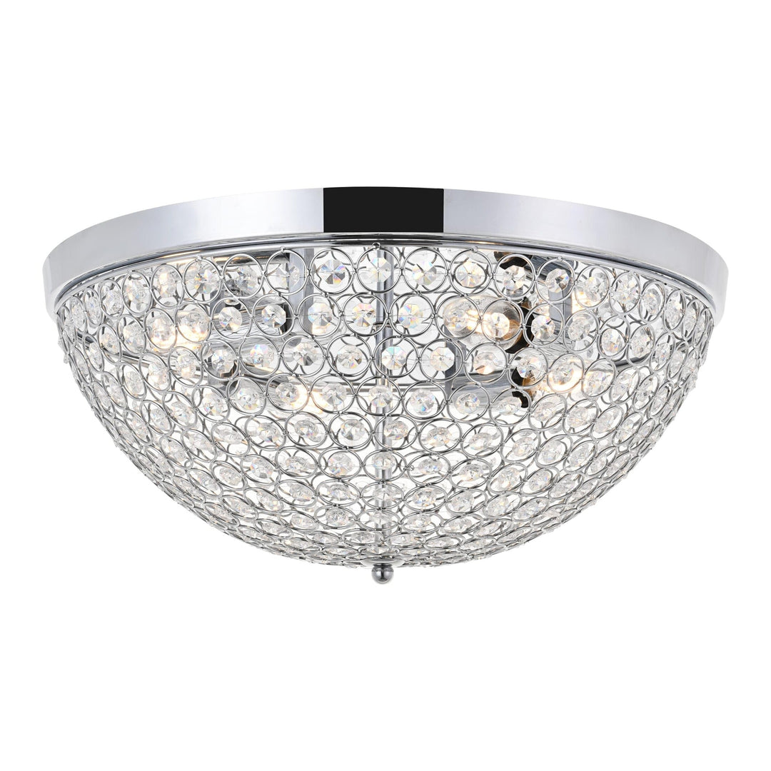 Taye Flush Mount in Chrome by Living District
