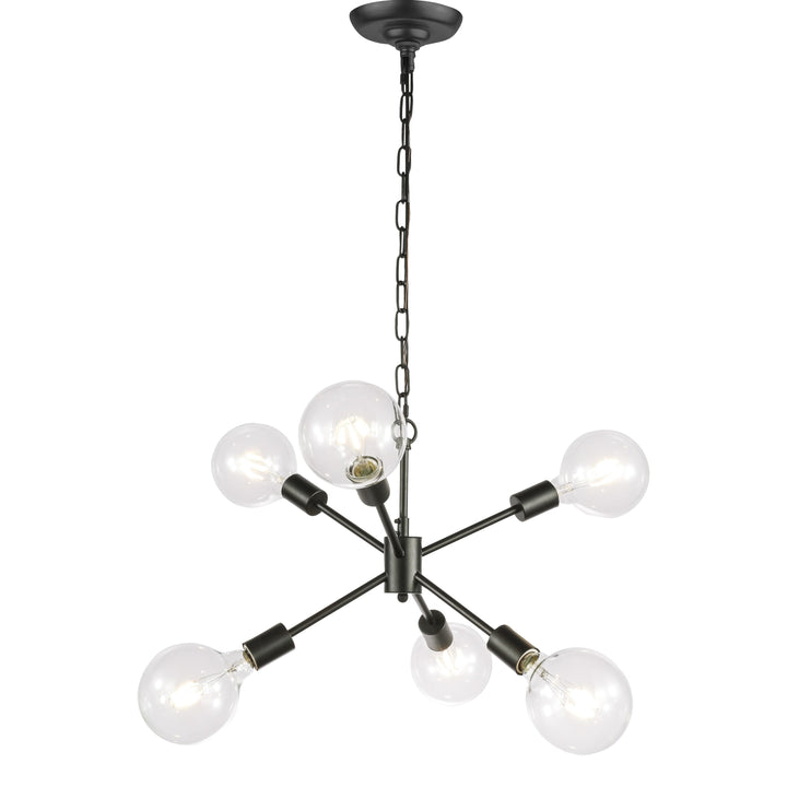 Nolan Pendant in Black by Living District