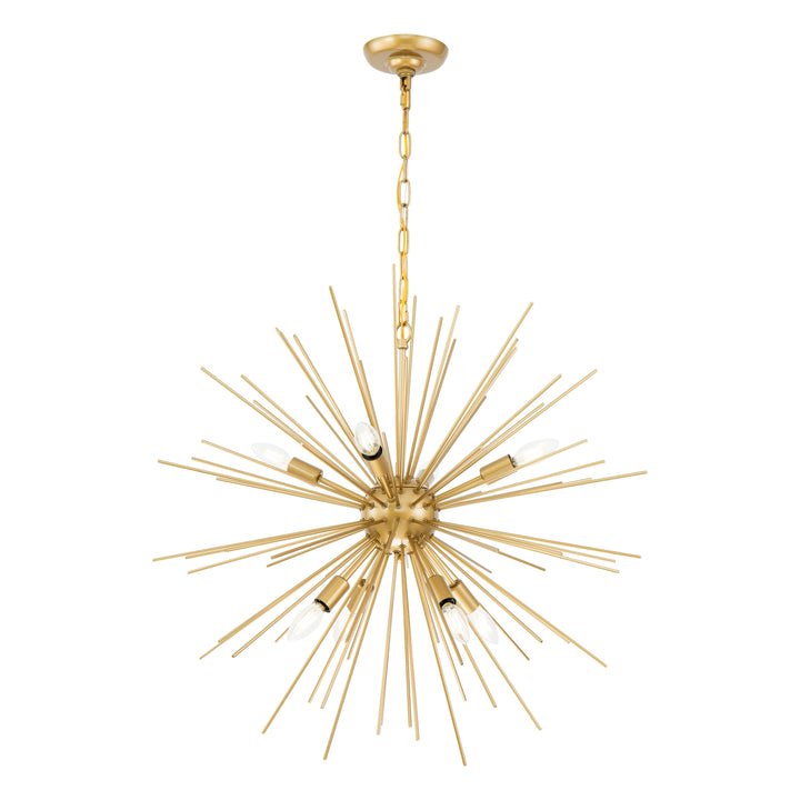 Timber Pendant in Brass by Living District