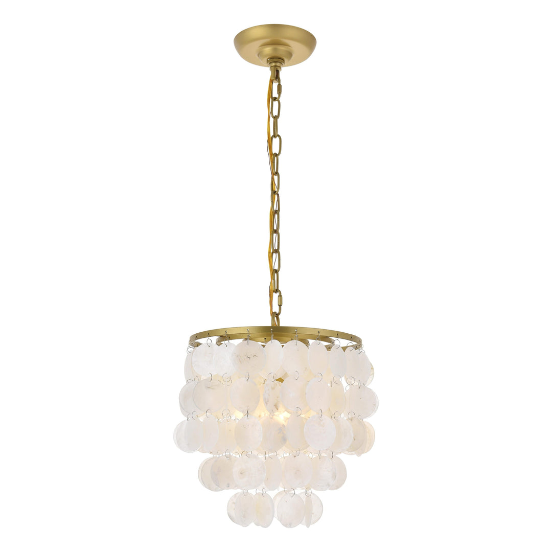 Selene Pendant in Brass by Living District