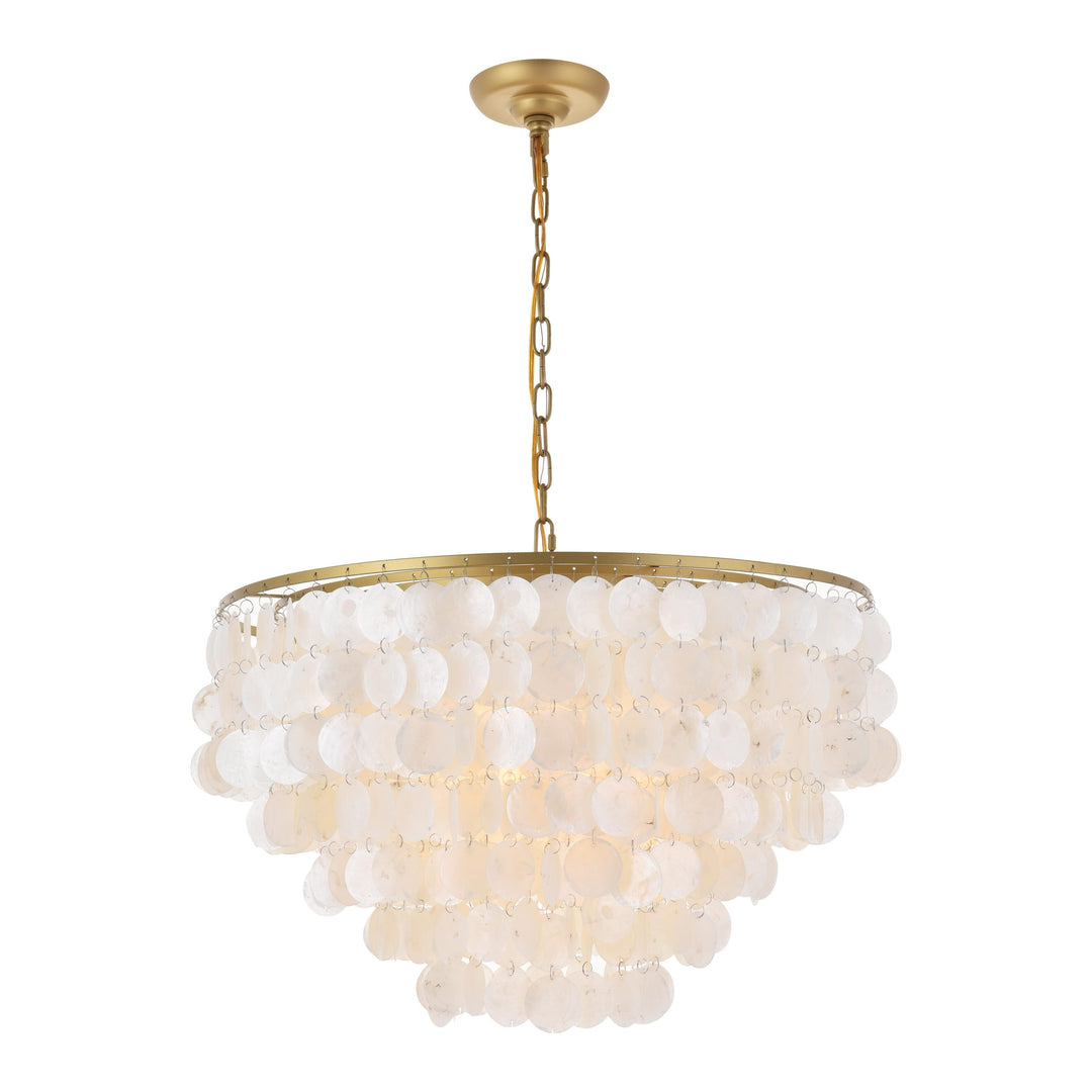 Selene Pendant in Brass by Living District