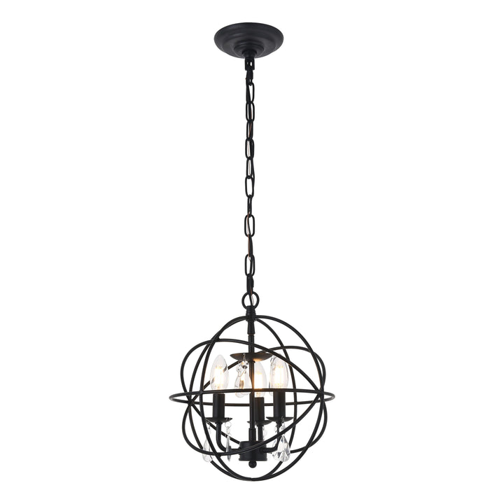 Wallace Pendant in Matte Black by Living District