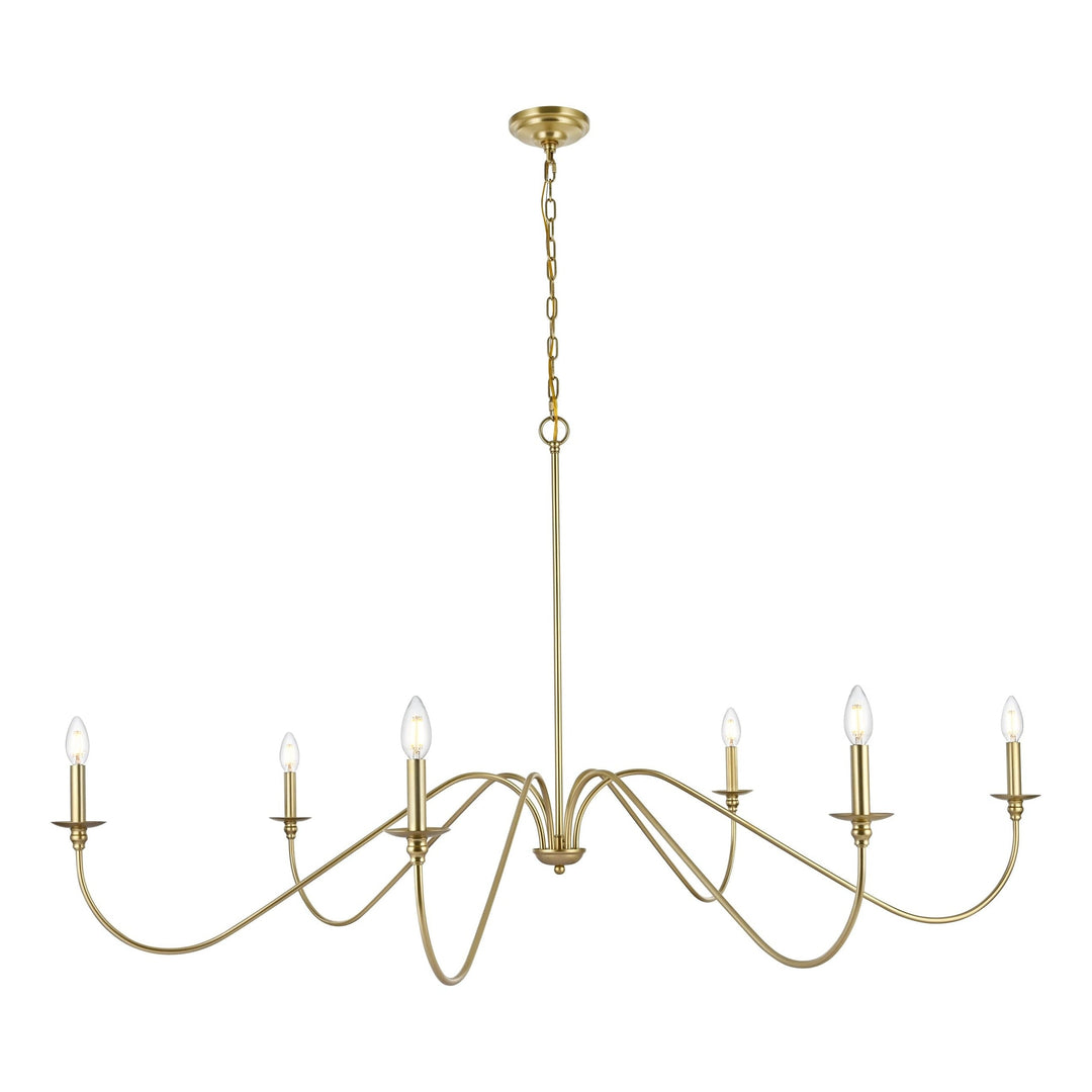 Rohan Chandelier in Brass by Living District