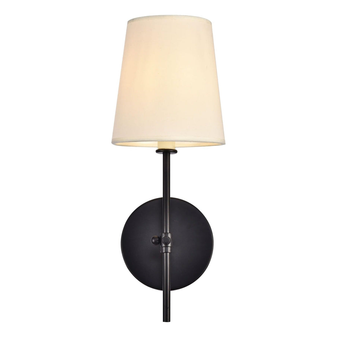 Mel Wall Sconce in Black by Living District