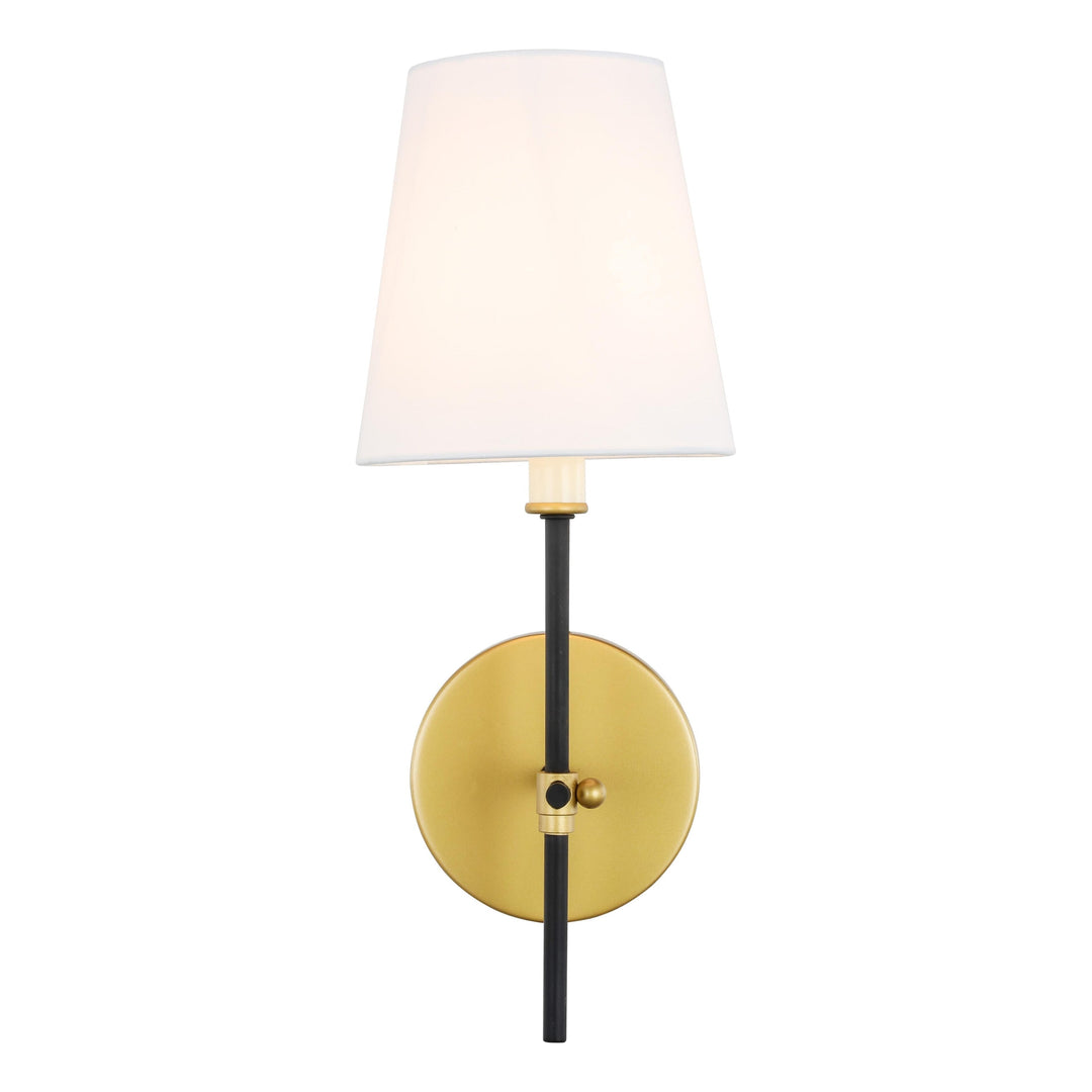 Mel Wall Sconce in Brass & Black by Living District