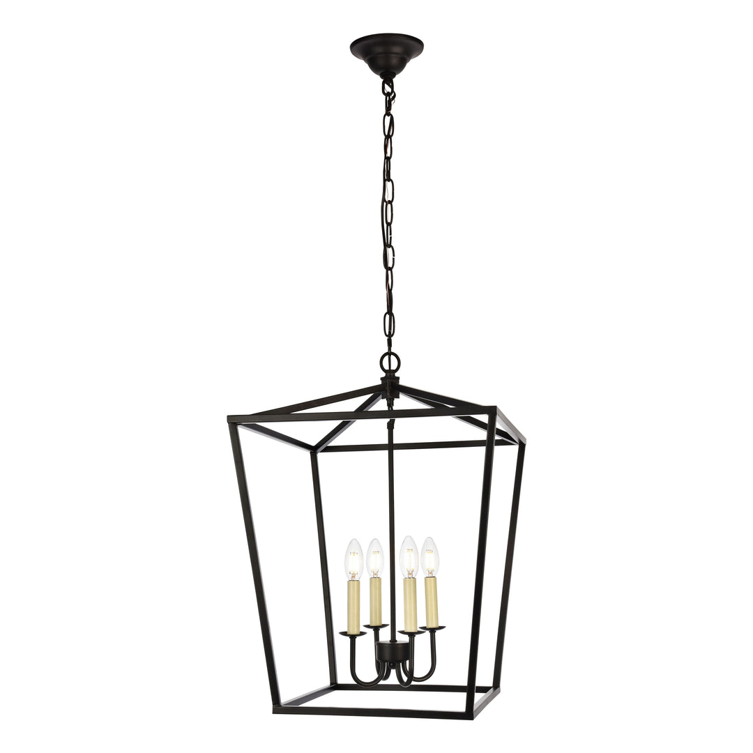 Maddox Pendant in Black by Living District