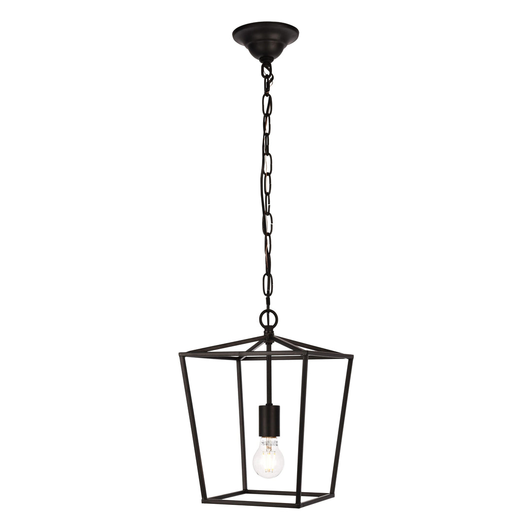 Maddox Pendant in Black by Living District