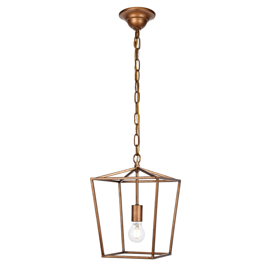 Maddox Pendant in Gold by Living District