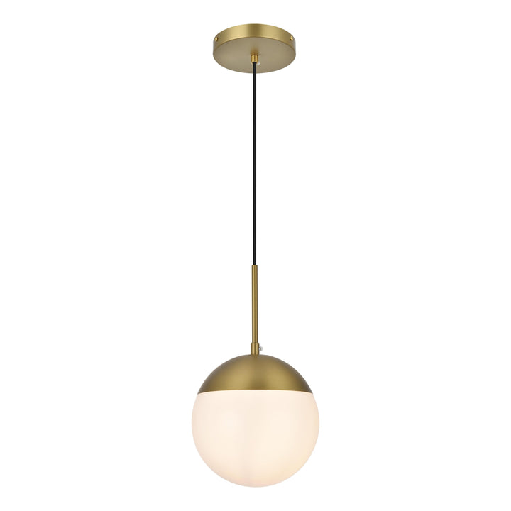 Eclipse Pendant in Satin Gold by Living District