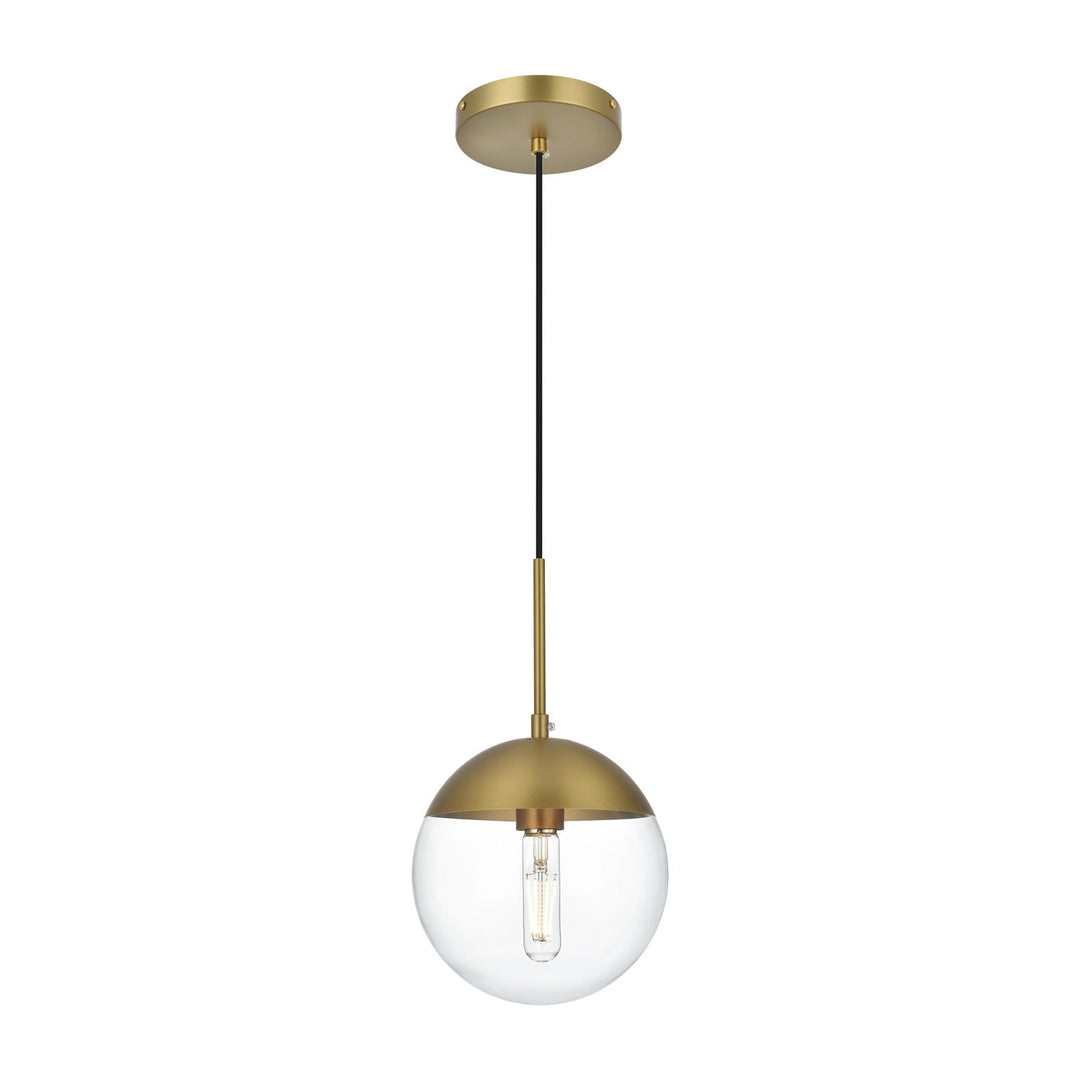 Eclipse Pendant in Satin Gold by Living District