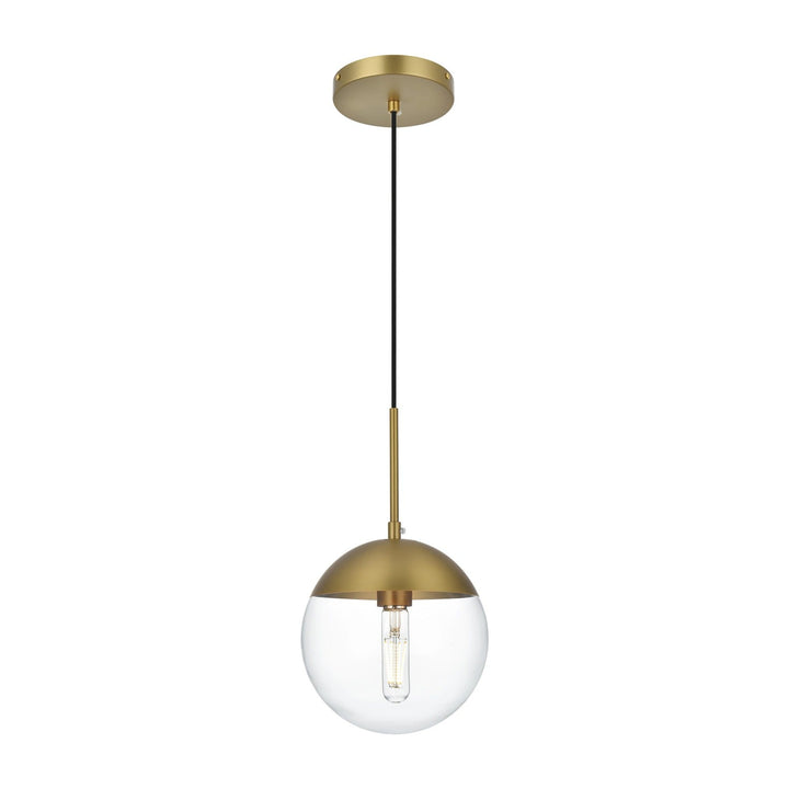 Eclipse Pendant in Satin Gold by Living District