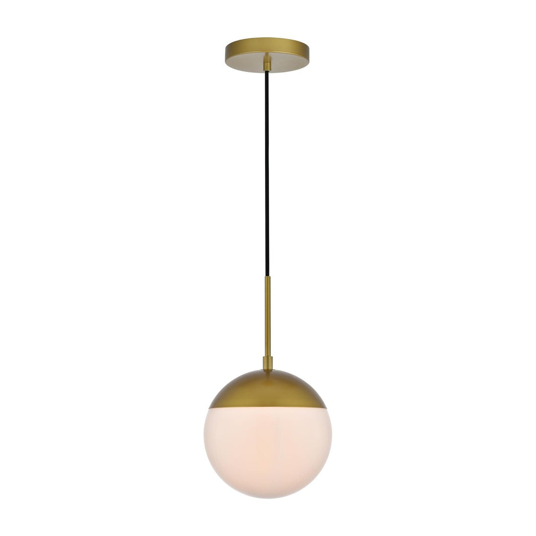 Eclipse Pendant in Brass by Living District