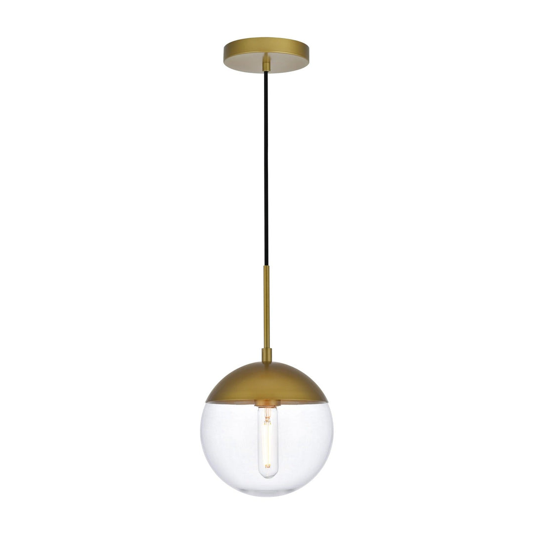 Eclipse Pendant in Brass by Living District
