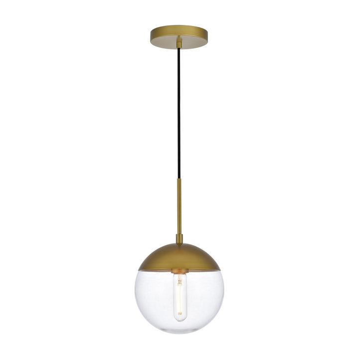 Eclipse Pendant in Brass by Living District