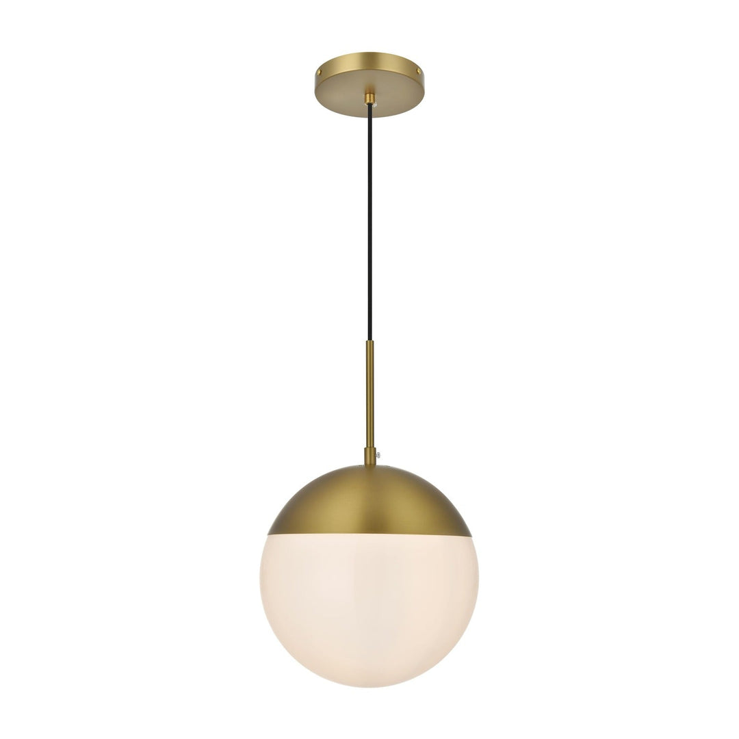 Eclipse Pendant in Satin Gold by Living District