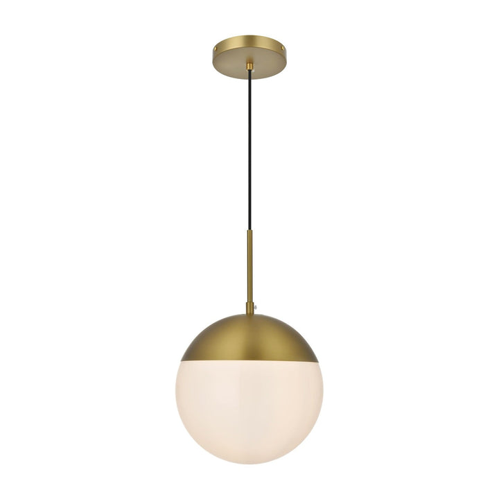 Eclipse Pendant in Satin Gold by Living District