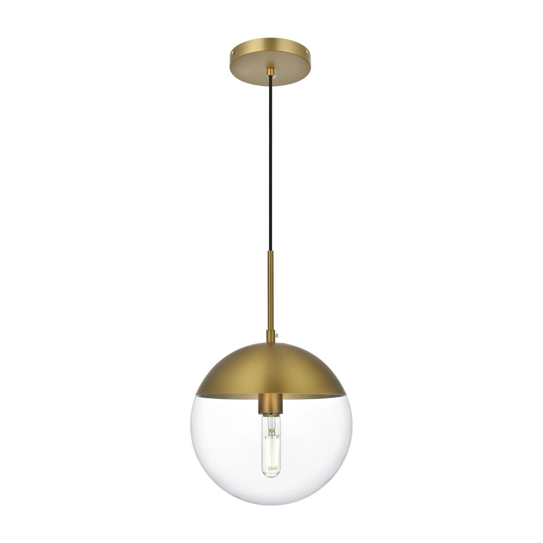 Eclipse Pendant in Satin Gold by Living District
