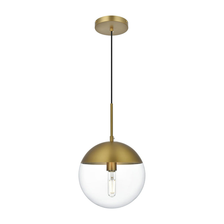 Eclipse Pendant in Satin Gold by Living District