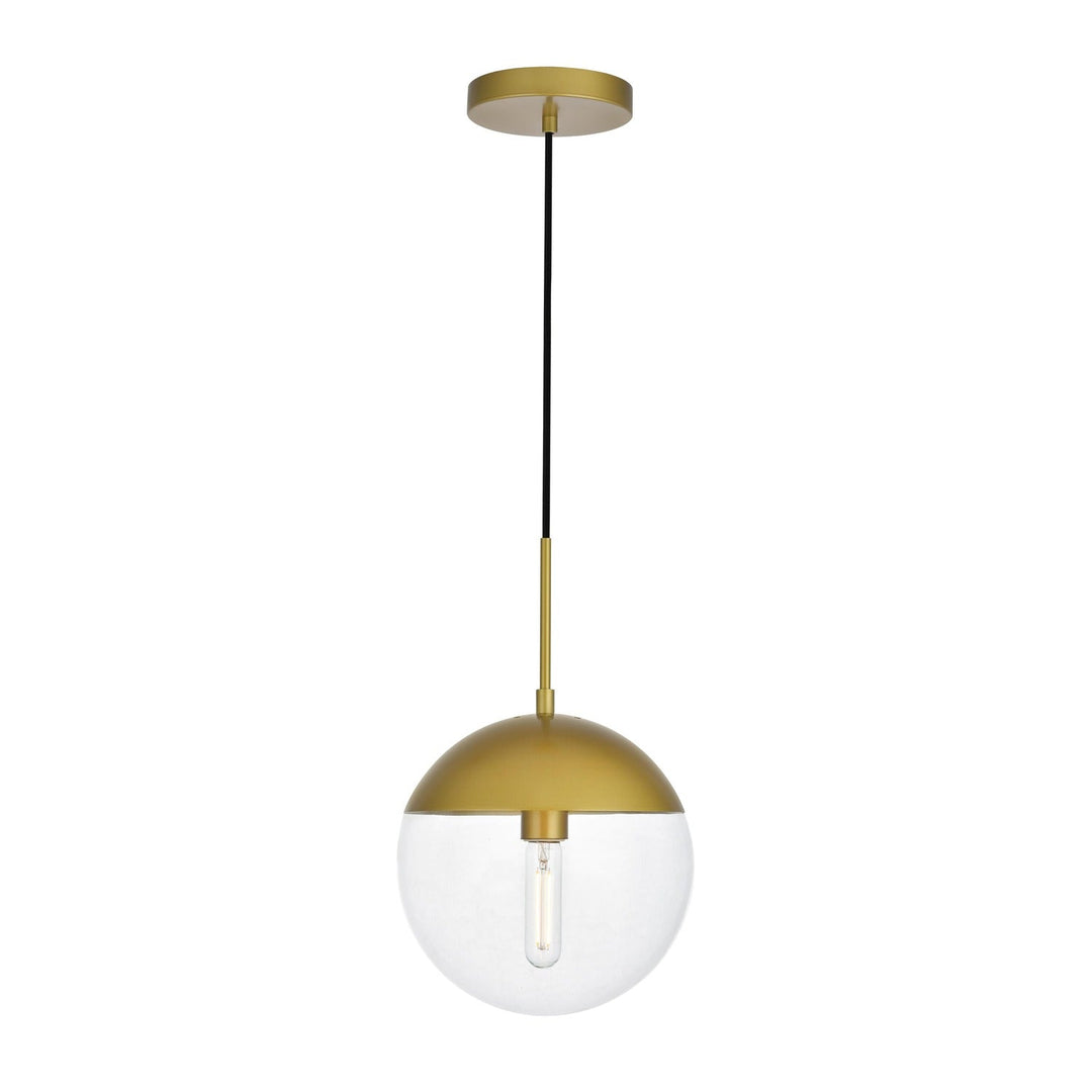 Eclipse Pendant in Brass by Living District