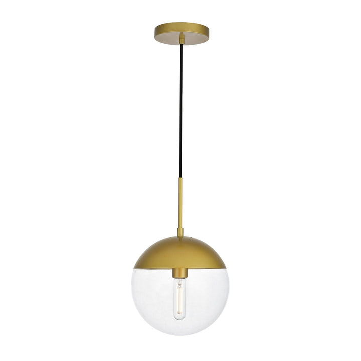 Eclipse Pendant in Brass by Living District