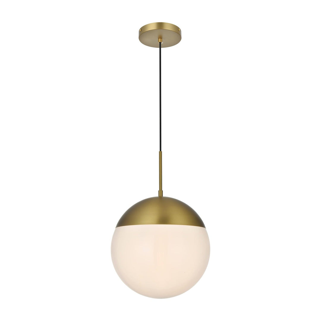 Eclipse Pendant in Satin Gold by Living District