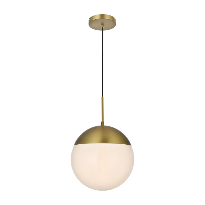 Eclipse Pendant in Satin Gold by Living District
