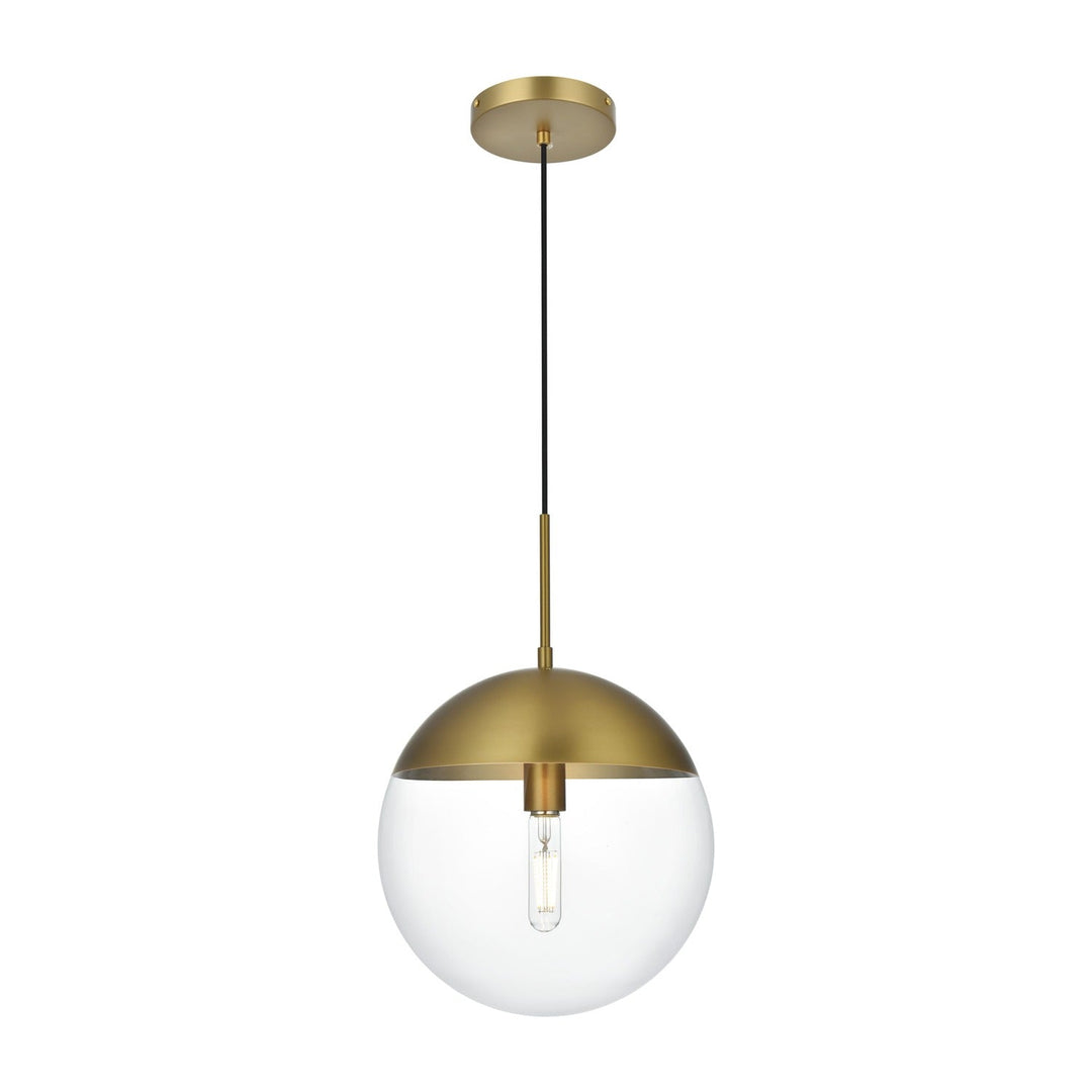 Eclipse Pendant in Satin Gold by Living District