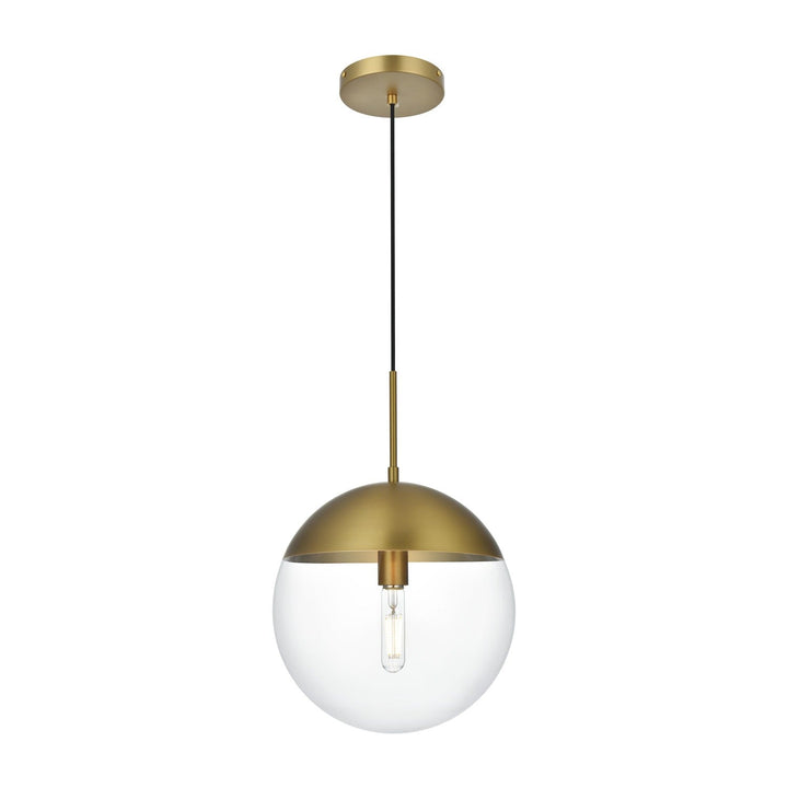 Eclipse Pendant in Satin Gold by Living District
