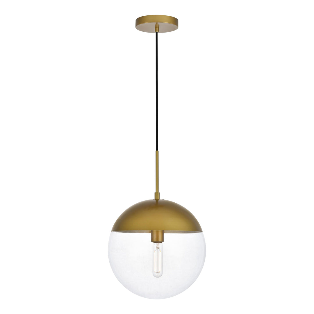 Eclipse Pendant in Brass by Living District