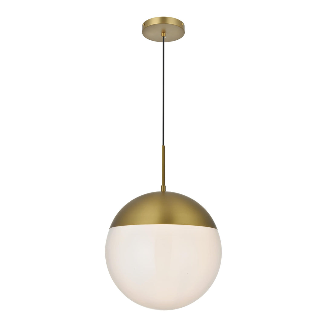 Eclipse Pendant in Satin Gold by Living District