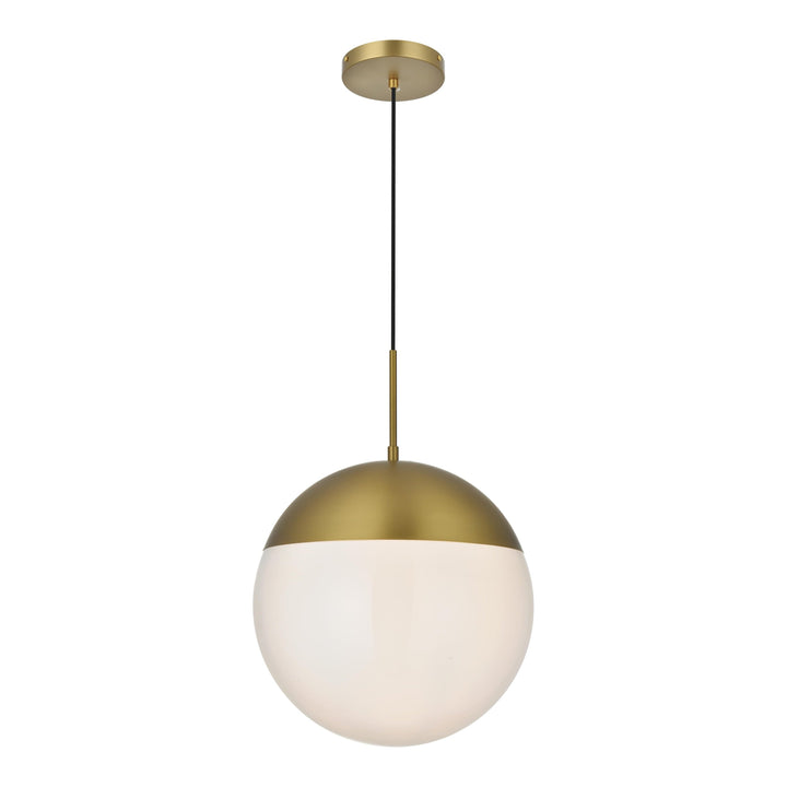 Eclipse Pendant in Satin Gold by Living District