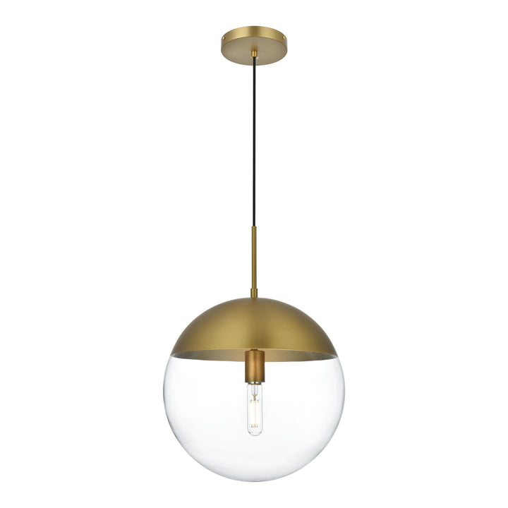 Eclipse Pendant in Satin Gold by Living District