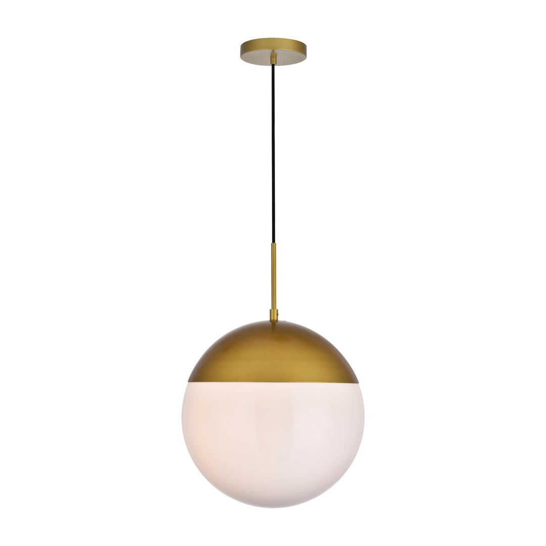 Eclipse Pendant in Brass by Living District