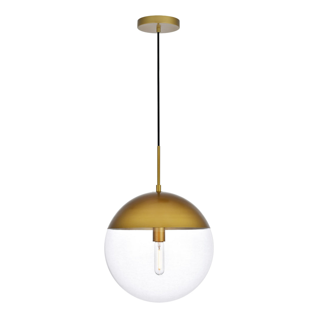Eclipse Pendant in Brass by Living District