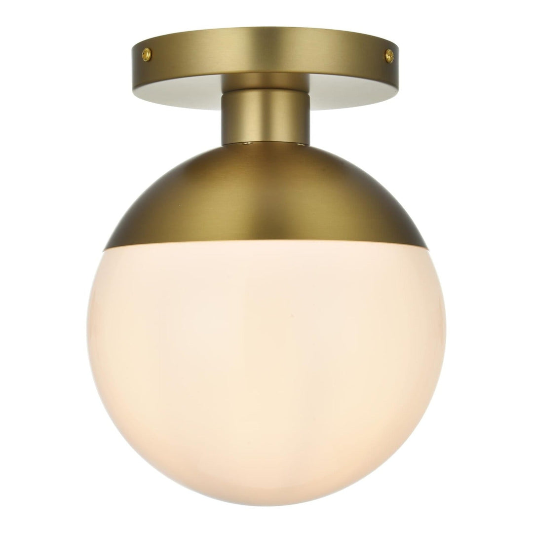 Eclipse Flush Mount in Satin Gold by Living District