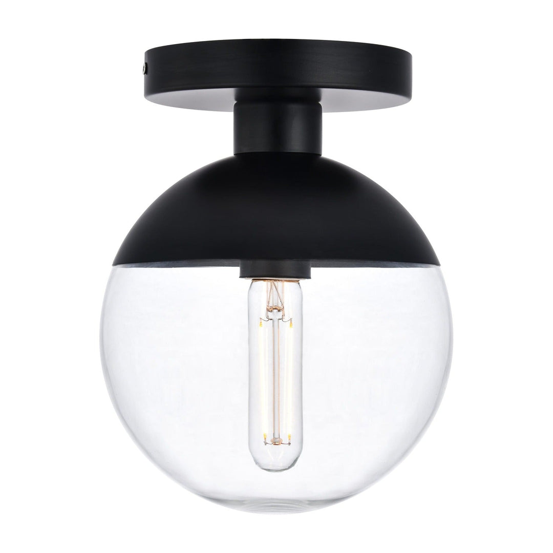 Eclipse Flush Mount in Black by Living District