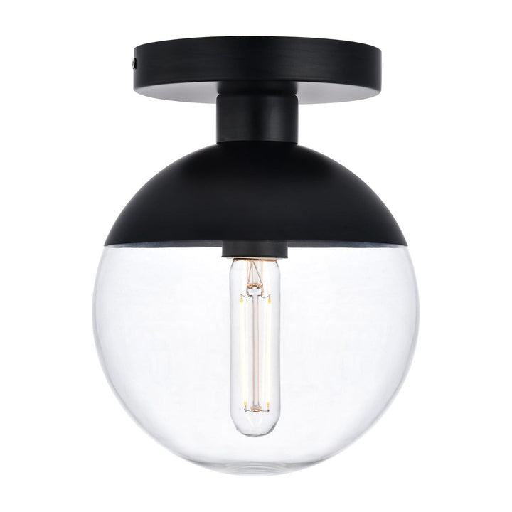 Eclipse Flush Mount in Black by Living District