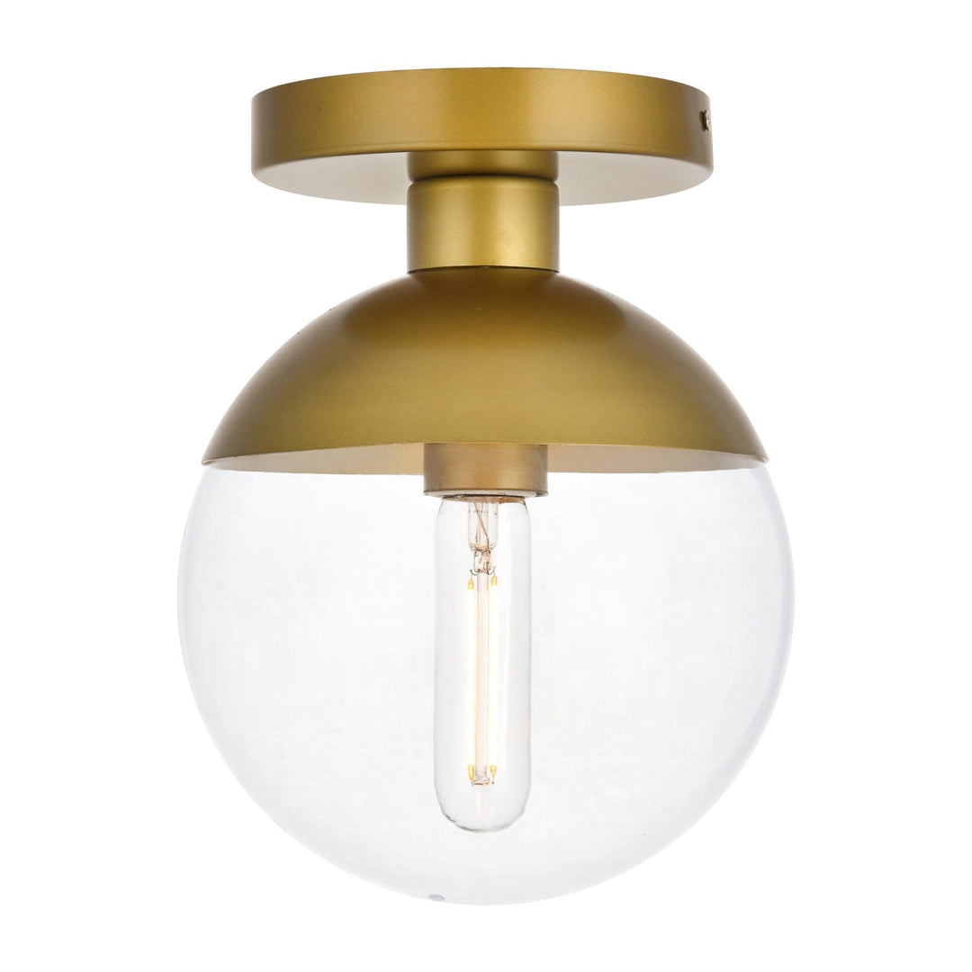 Eclipse Flush Mount in Brass by Living District