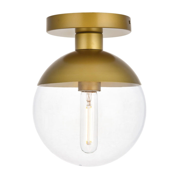Eclipse Flush Mount in Brass by Living District