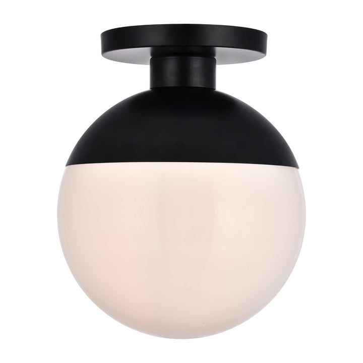 Eclipse Flush Mount in Black by Living District