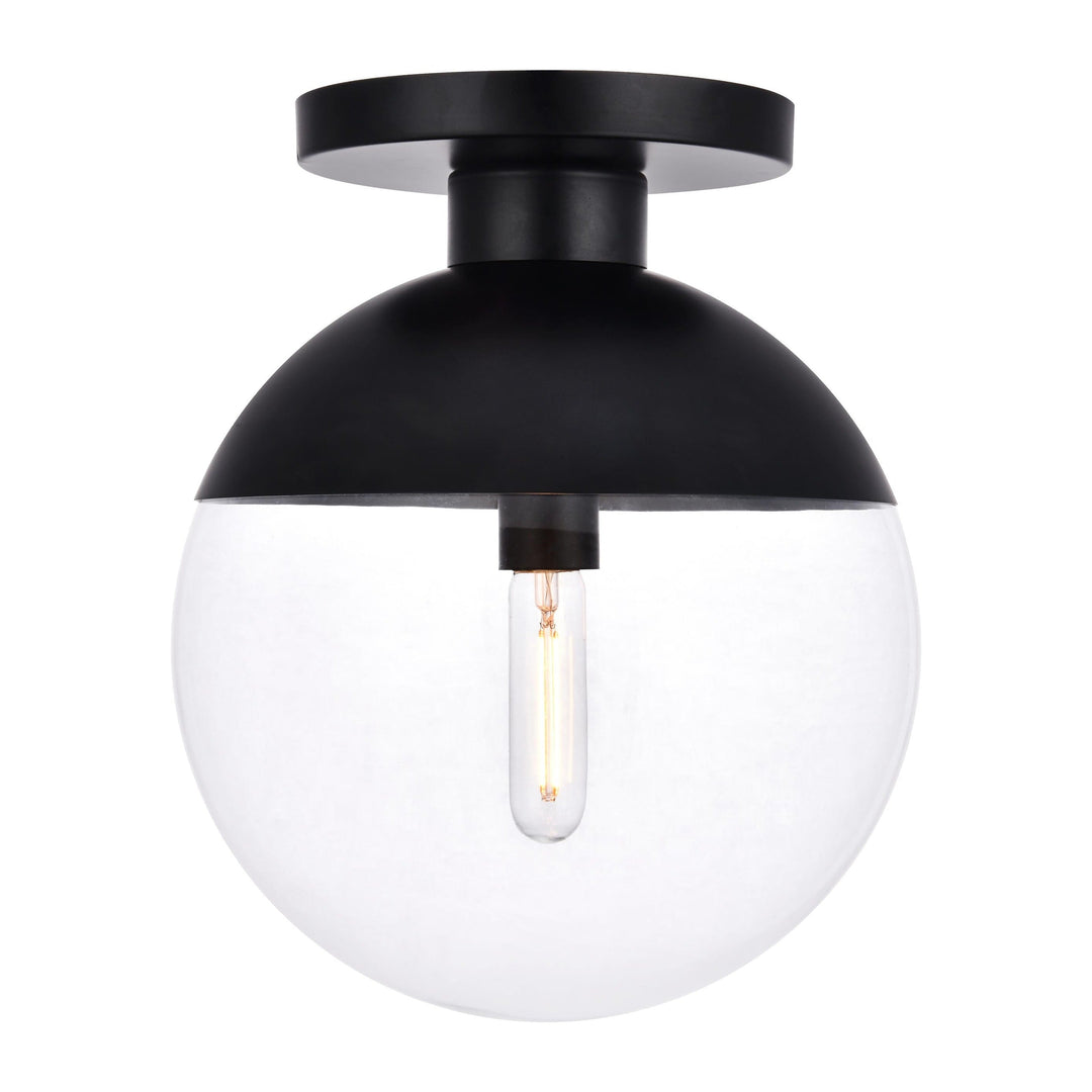 Eclipse Flush Mount in Black by Living District