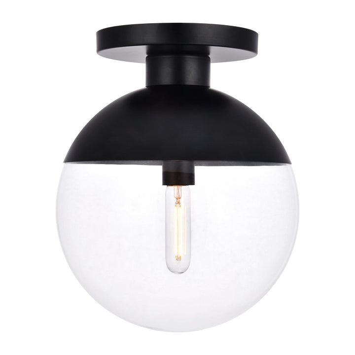 Eclipse Flush Mount in Black by Living District
