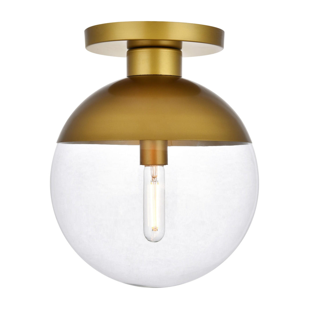 Eclipse Flush Mount in Brass by Living District