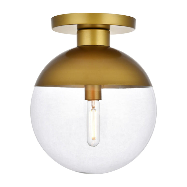 Eclipse Flush Mount in Brass by Living District