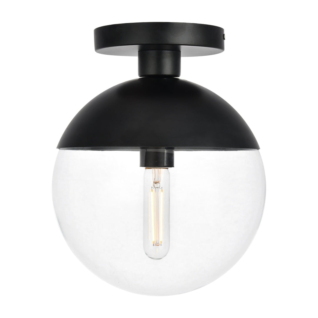 Eclipse Flush Mount in Black by Living District