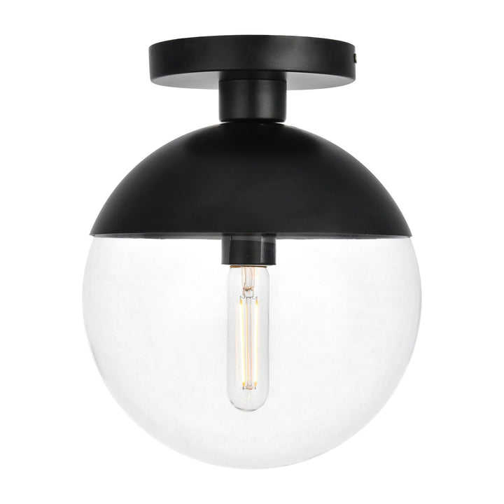 Eclipse Flush Mount in Black by Living District