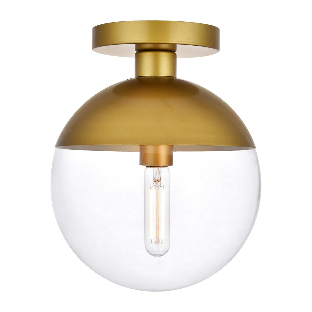 Eclipse Flush Mount in Brass by Living District