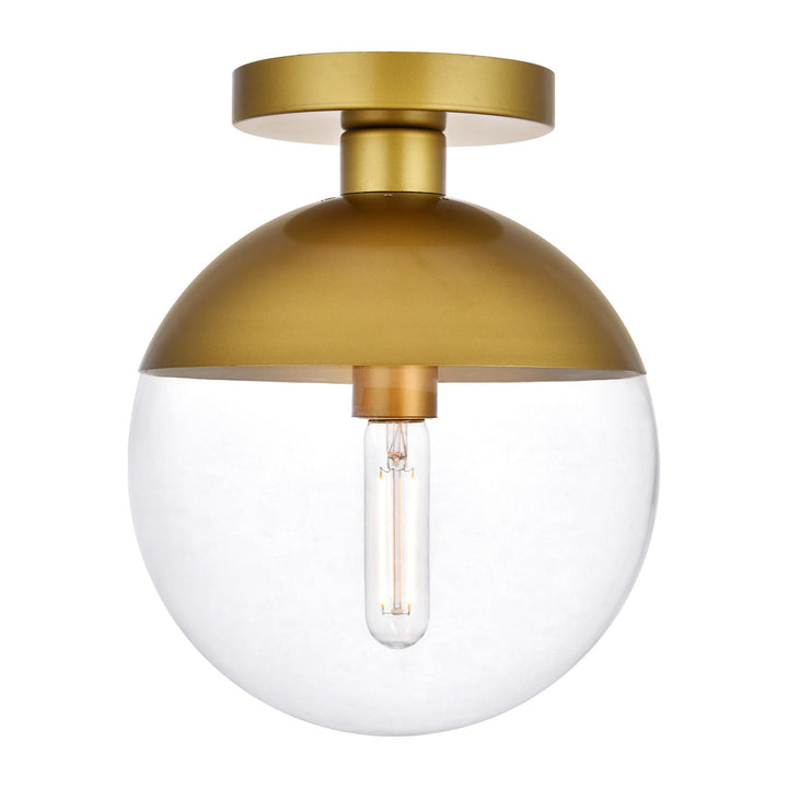 Eclipse Flush Mount in Brass by Living District
