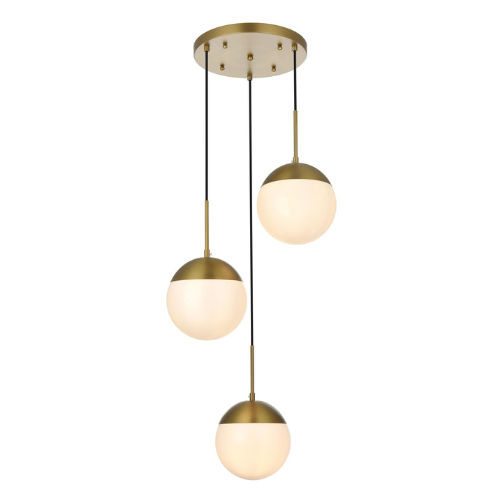Eclipse Pendant in Satin Gold by Living District