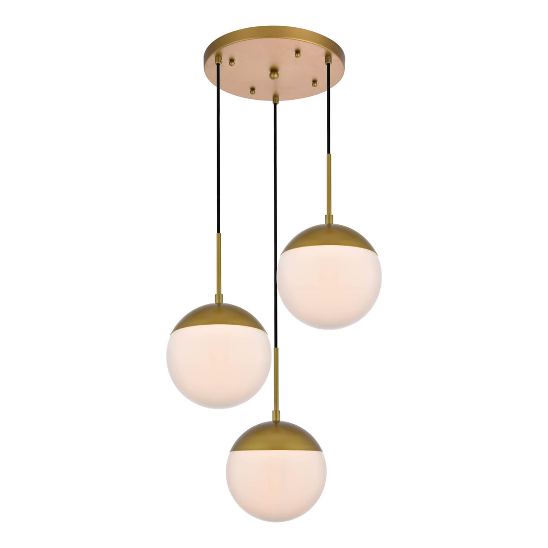 Eclipse Pendant in Brass by Living District